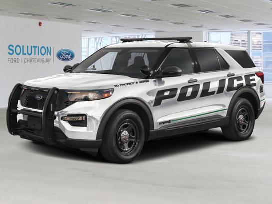 2025 Ford Police Interceptor Utility Oxford White