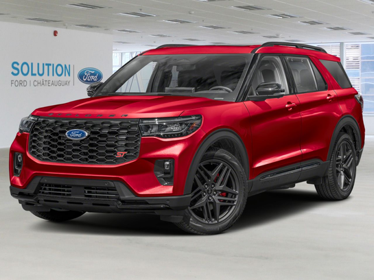 Ford Explorer 2026 Rouge vitesse m&eacute;tallis&eacute; teint&eacute; verni