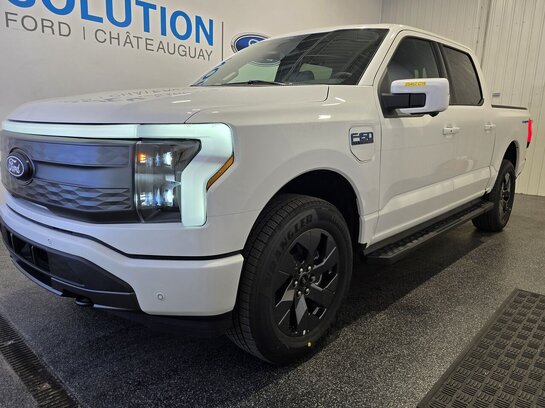2025 Ford F-150 Lightning F-150 LIGHTNING Star White Metallic Tri-Coat 2025 Ford F-150 Lightning F-150 LIGHTNING Star White Metallic Tri-Coat