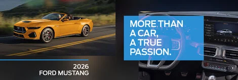 The 2026 Ford Mustang in Châteauguay: Pricing, Test Drive & Financing | Solution Ford