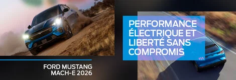 Ford Mustang Mach-E 2026 : performance électrique et liberté sans compromis