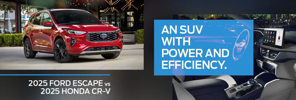 2025 Ford Escape vs 2025 Honda CR-V: The Comparison That Tips the Scale